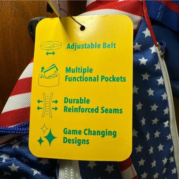 NWT Tipsy Elves Freedom Fanny Pack w/Drink Holder - Picture 11 of 11